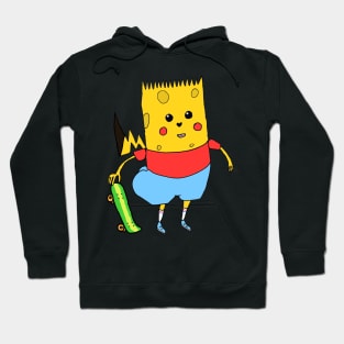 Yellow Cartoon Character Hoodie